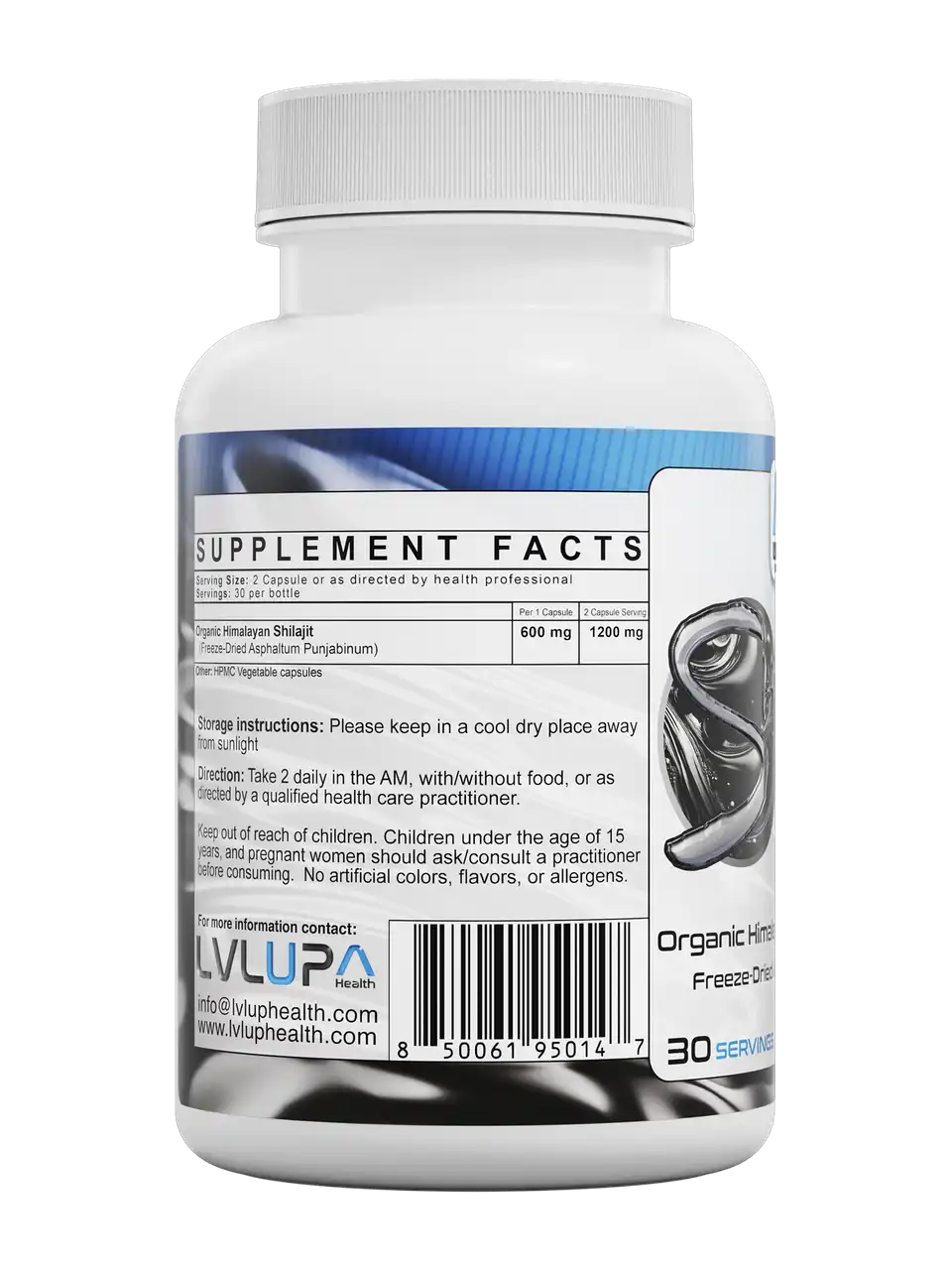 LVLUP Health Shilajit 60 Capsules