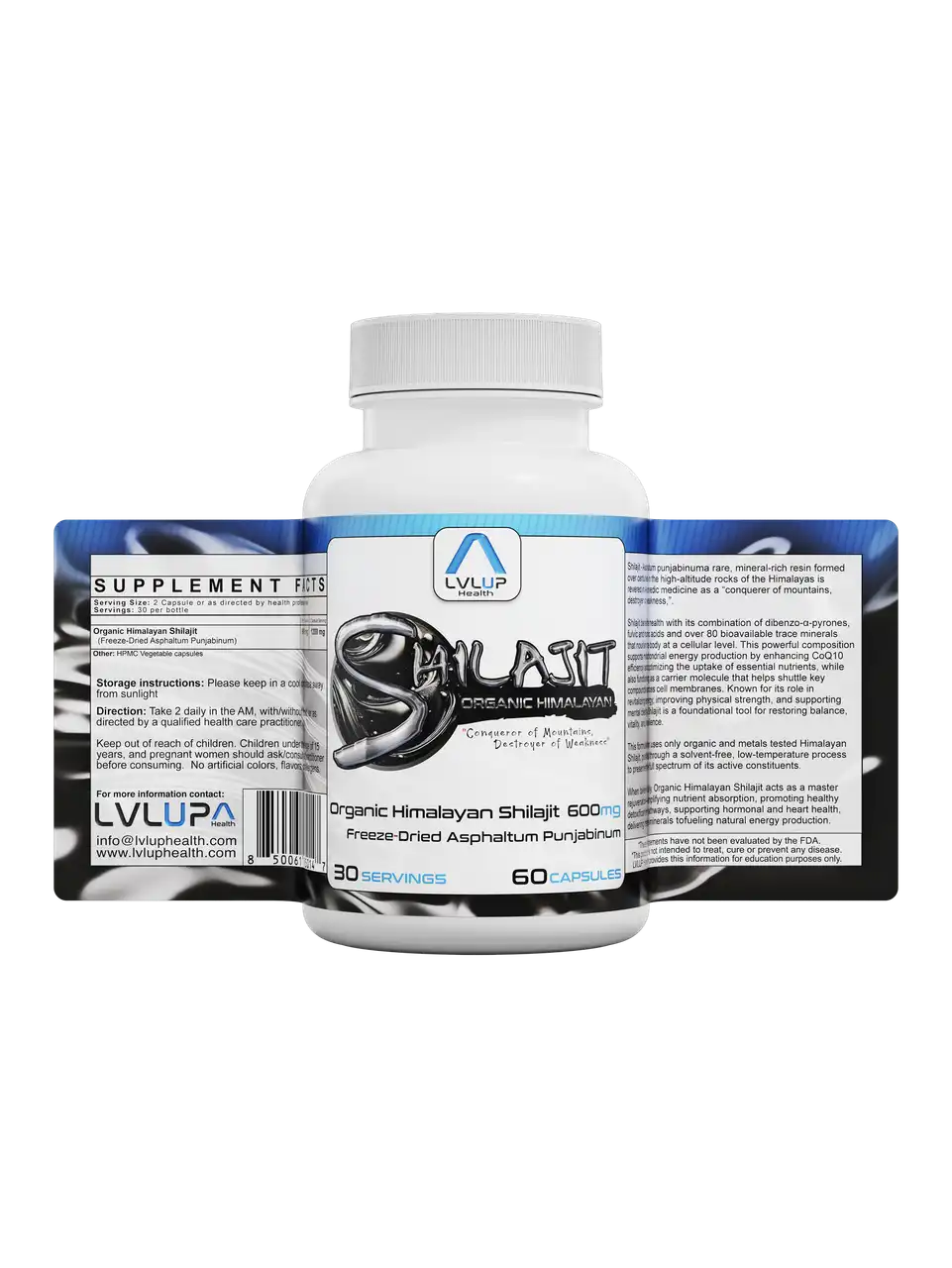 LVLUP Health Shilajit 60 Capsules