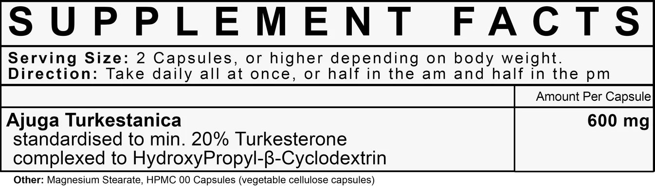 LVLUP Health Turkesterone 60 Capsules