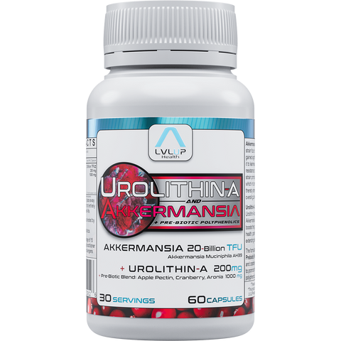 LVLUP Health Urolithin-A and Akkermansia 60 Capsules