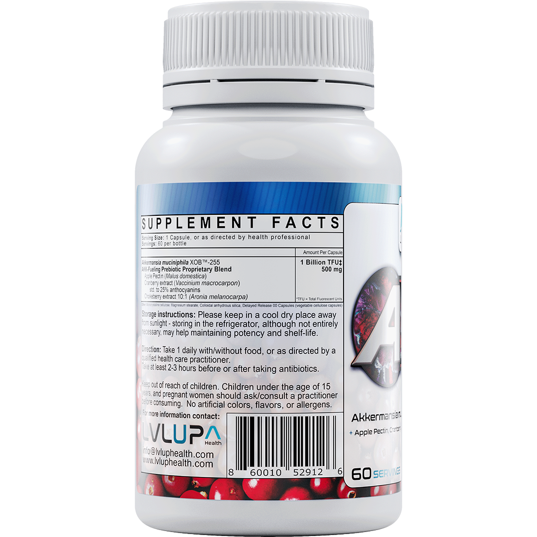 LVLUP Health Akkermansia 60 Capsules