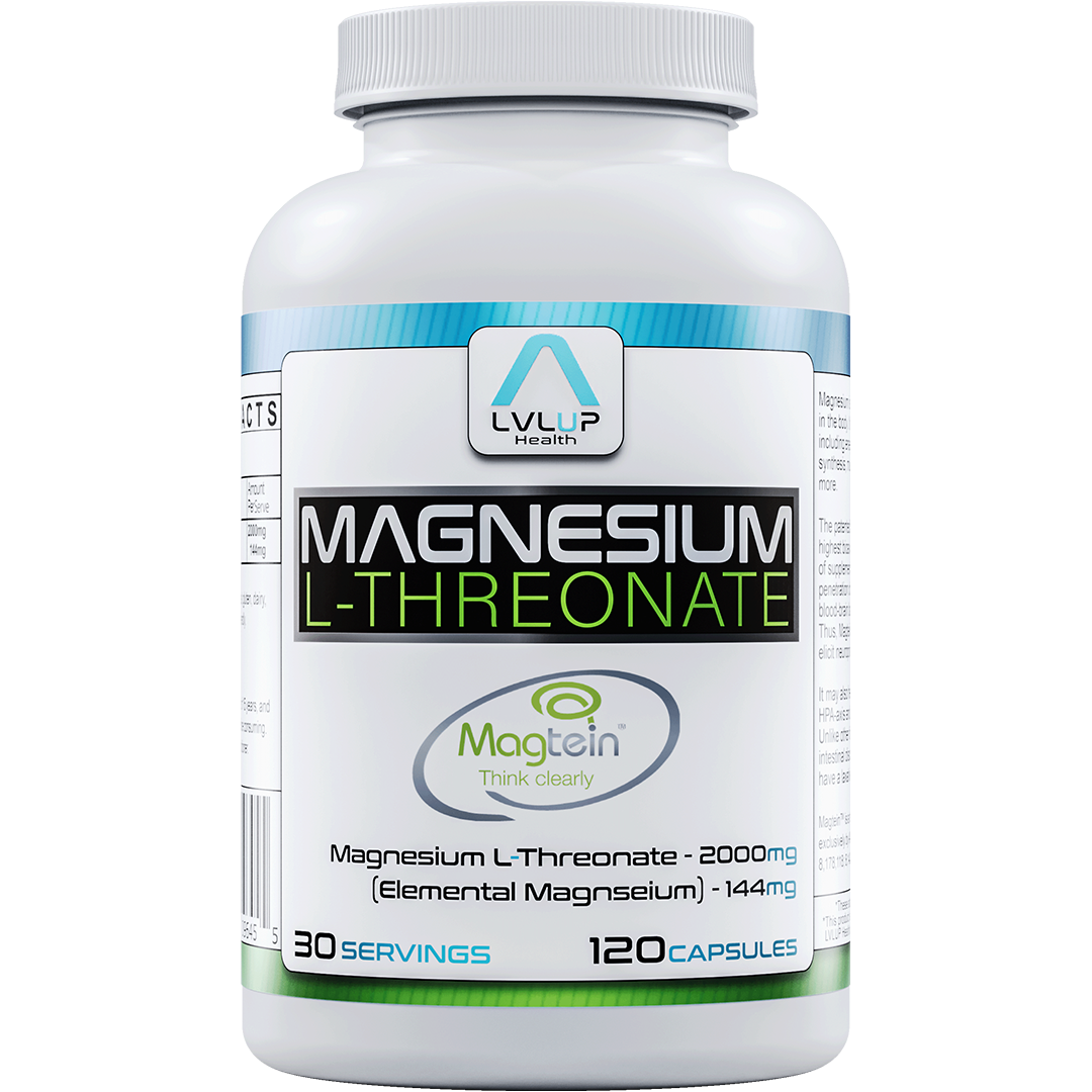 LVLUP Health Magnesium L-Threonate 120 Capsules