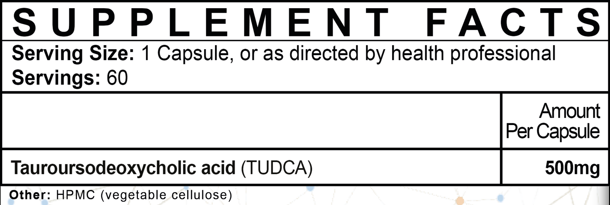 LVLUP Health TUDCA 500mg 60 Capsules