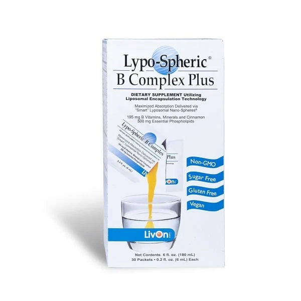 LivOn Lypo-Spheric B Complex 180ml Box of 30