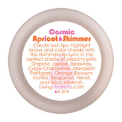 Living Libations Cosmic Apricot Shimmer 6.5ml