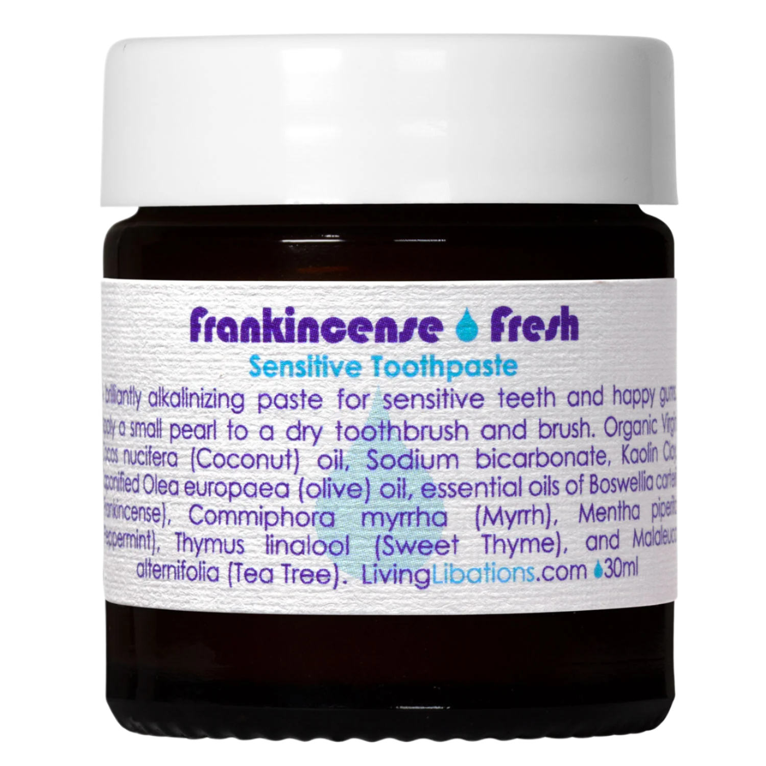 Living Libations Frankincense Fresh Toothpaste 30ml