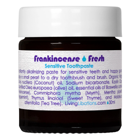 Living Libations Frankincense Fresh Toothpaste 30ml