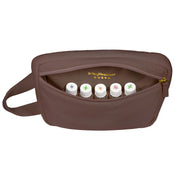 Living Libations Puffer Hip Bag with EMF Shield in Coffee Bean