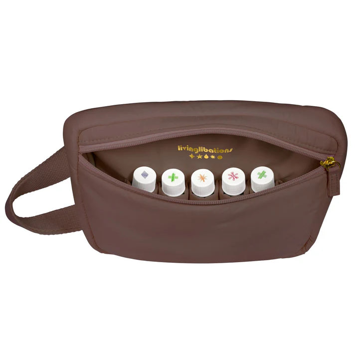 Living-Libations-Puffer-Hip-Bag-with-EMF-Shield-Coffee-Bean-1.webp