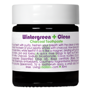 Living Libations Wintergreen Activated Charcoal Toothpaste 30ml