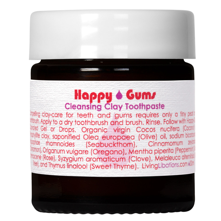 Living Libations Happy Gums Clay Toothpaste 30ml