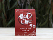 Mast Chew Organic Plant Based Chewing Gum Strawberry 8 pieces