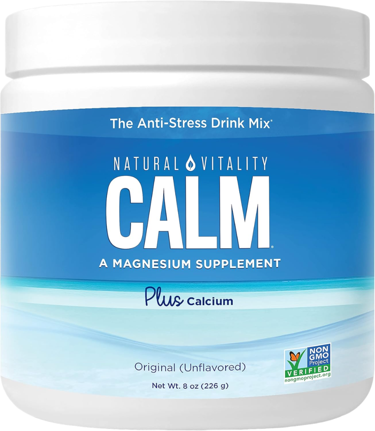 Natural Vitality Calm Plus Calcium Unflavoured 226g