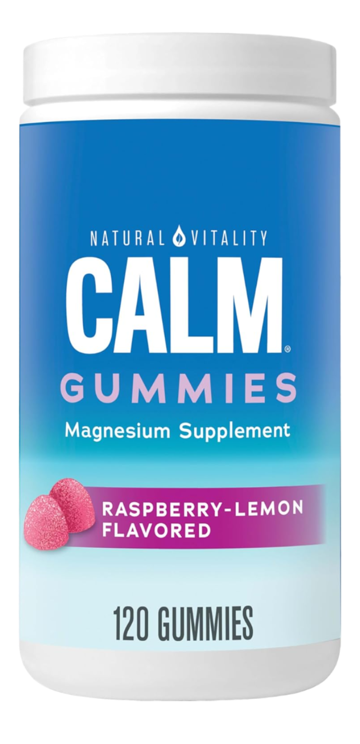 Natural  Vitality Calm Raspberry Lemon 60 Gummies