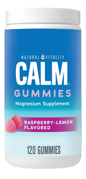 Natural  Vitality Calm Raspberry Lemon 60 Gummies
