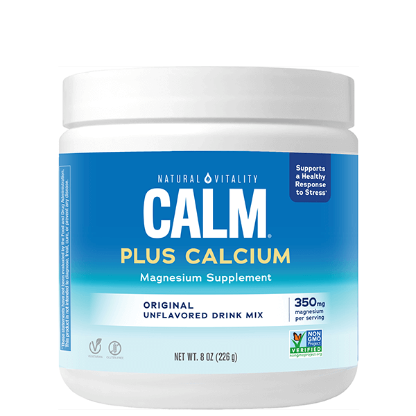 Natural Vitality Calm Plus Calcium Unflavoured 226g