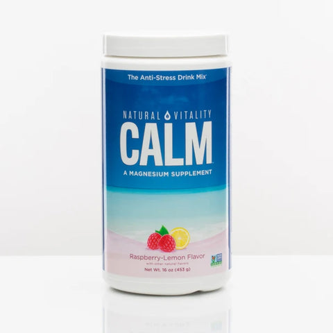 Natural Vitality Calm Raspberry-Lemon 453g