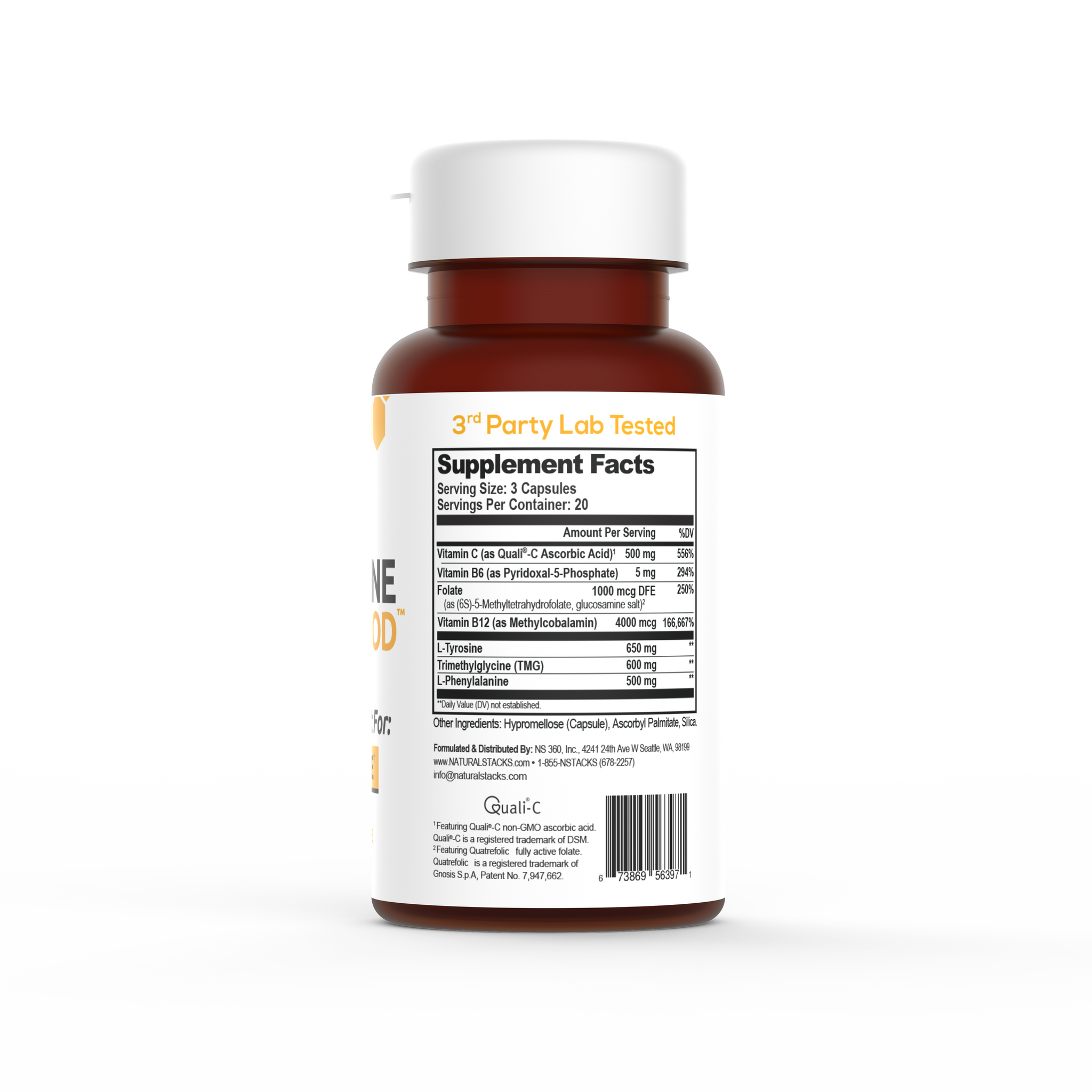 Natural Stacks Dopamine 60 Capsules