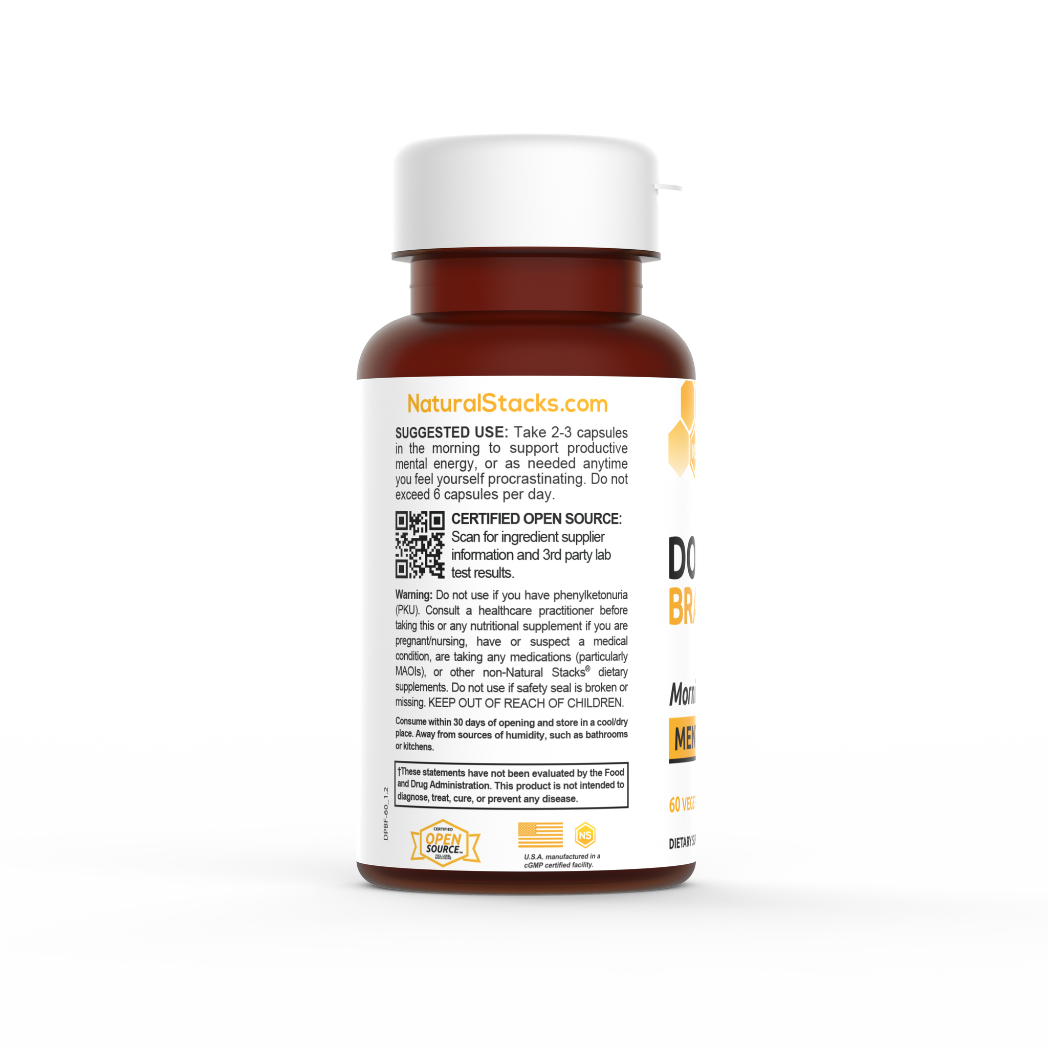 Natural Stacks Dopamine 60 Capsules