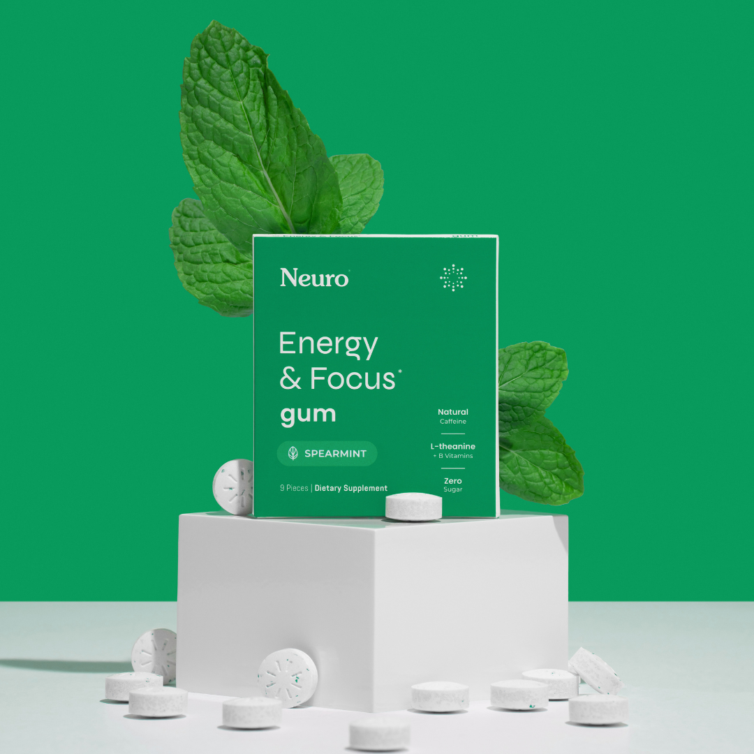 Neuro Energy & Focus Gum Spearmint 9 Pieces