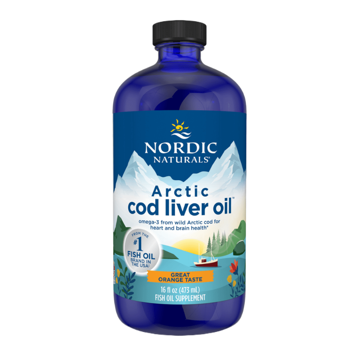 Nordic Naturals Arctic Cod Liver Oil Orange 473ml