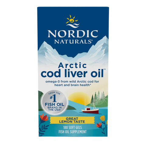 Nordic Naturals Arctic Cod Liver Oil 180 Soft Gels