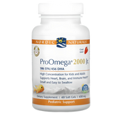 Nordic Naturals ProOmega 2000 Jr. Strawberry 650mg 60 Soft Gels