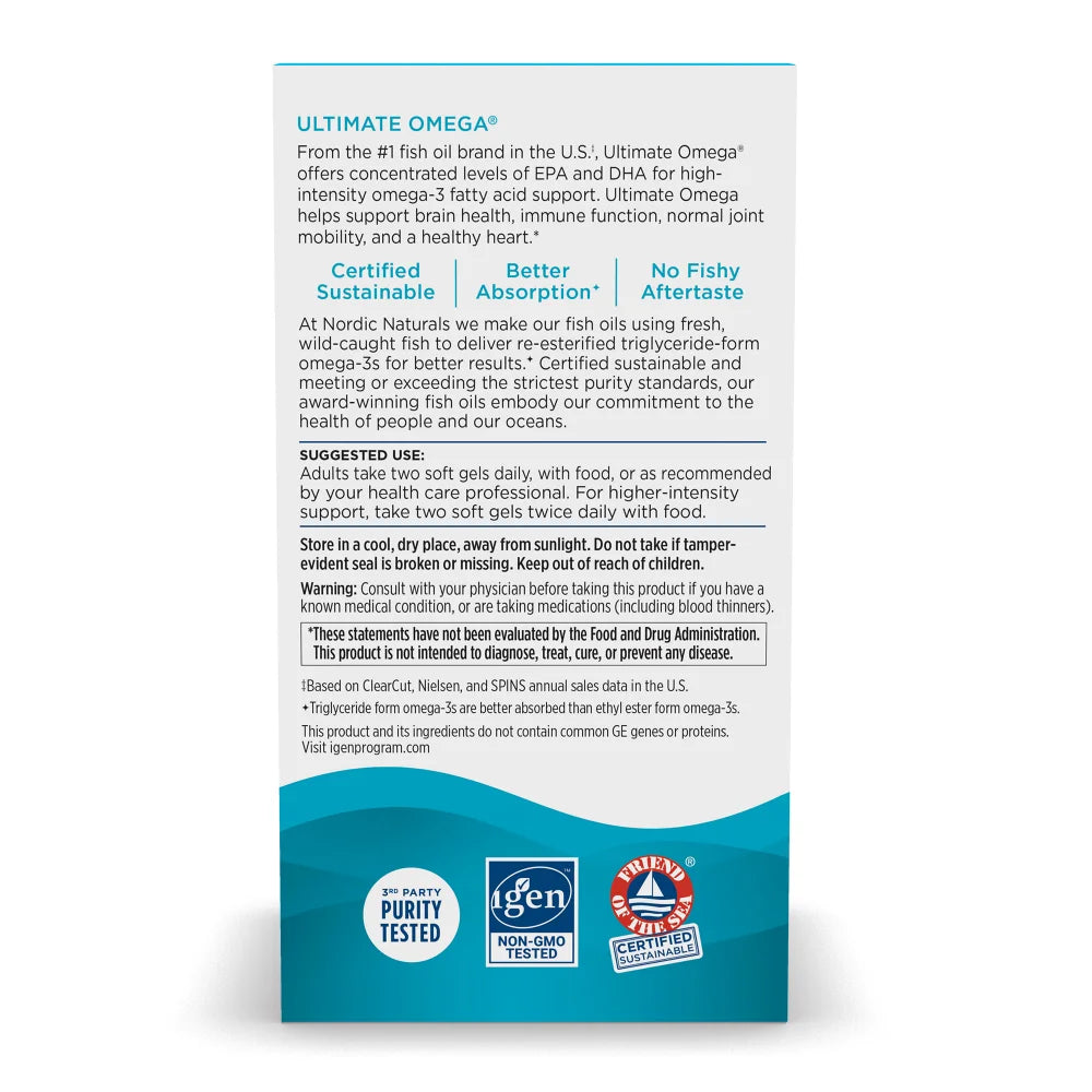 Nordic Naturals Ultimate Omega 60 Capsules