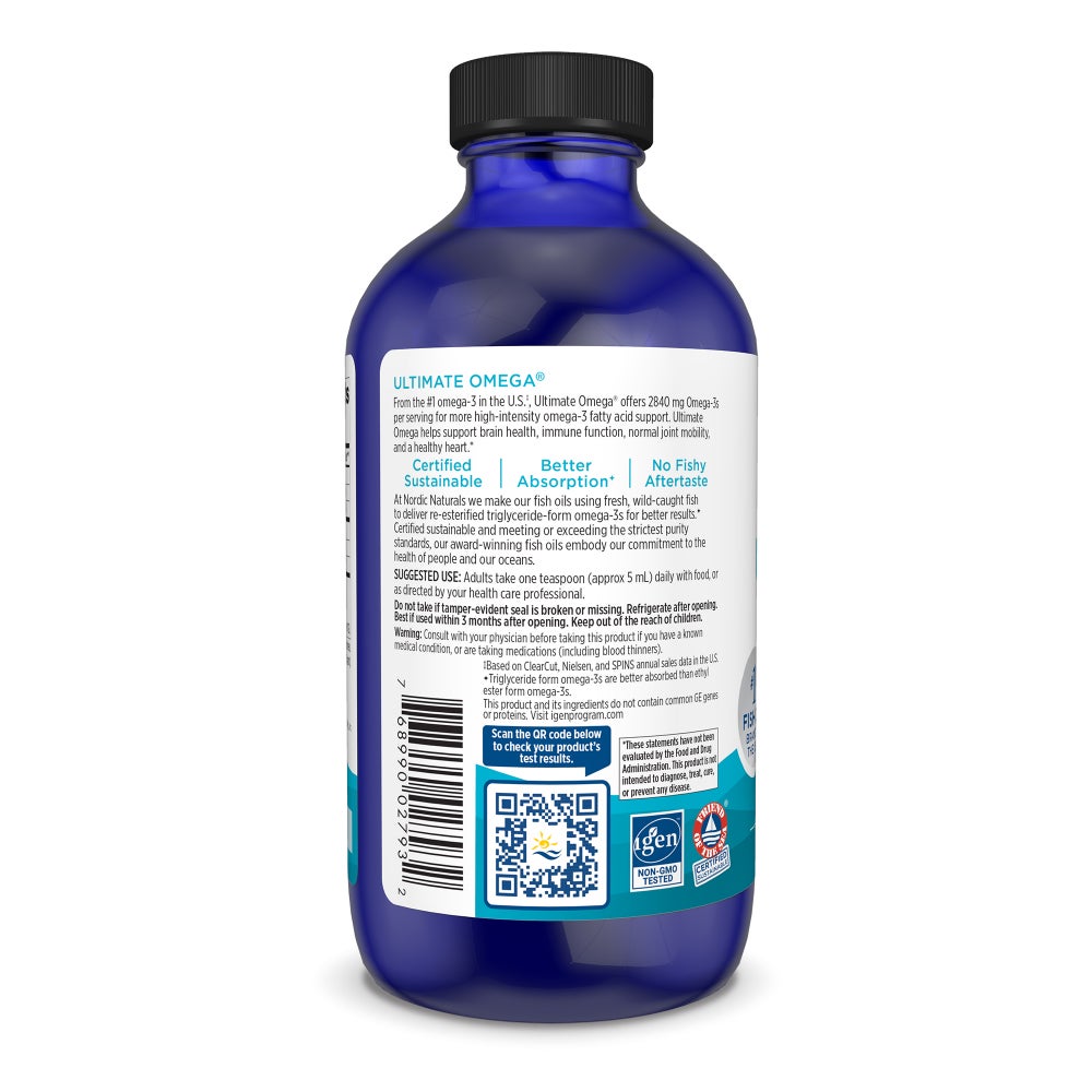 Nordic Naturals Ultimate Omega Lemon 237ml