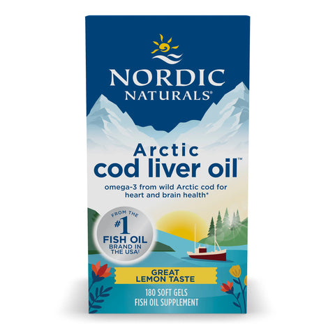 Nordic Naturals Arctic Cod Liver Oil 180 Soft Gels