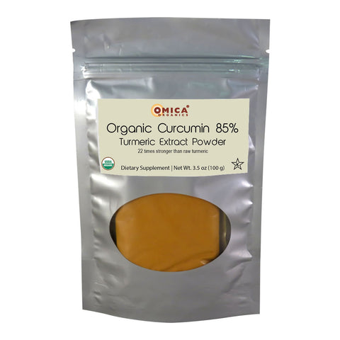 Omica 有机姜黄素 85% 姜黄提取物粉末 50 克