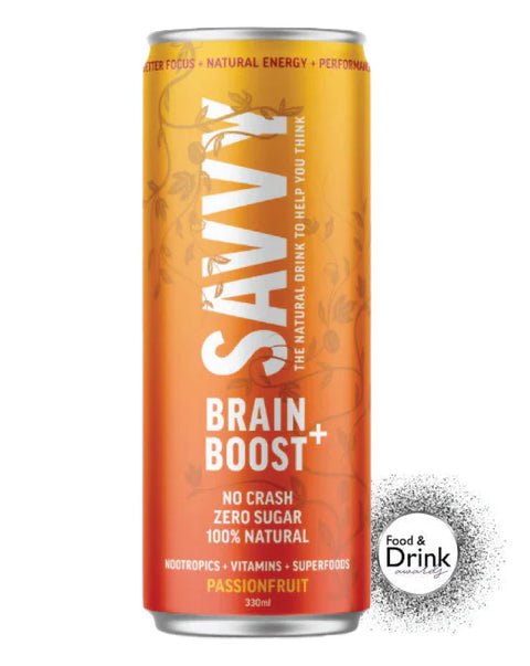 Savvy Brain Boost Bebida Maracuyá 330ml 