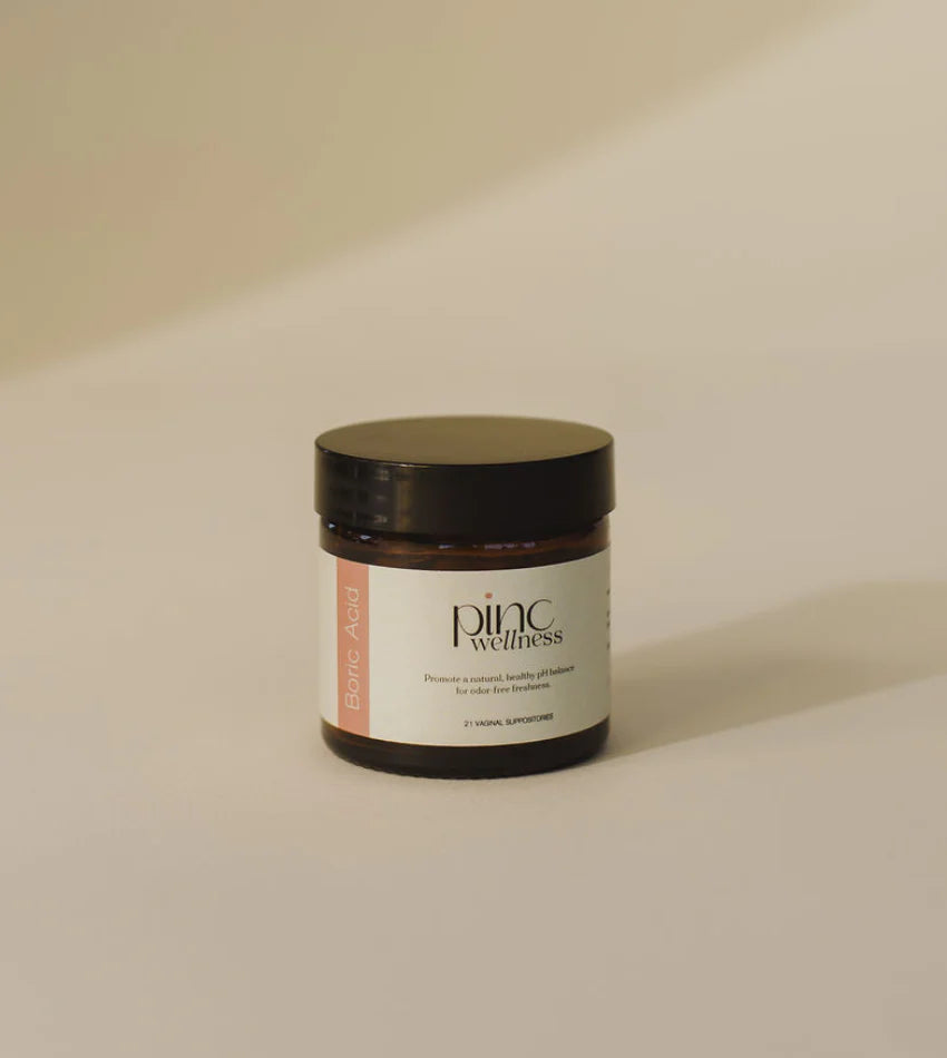 Pinc Wellness Rebalance Boric Acid Suppository 21 Capsules