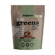 Proganics Organic Greens Plus Probiotics Chocolate 300g