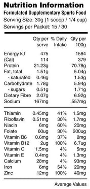 Proganics Plant Protein Plus Choc Peanut 900g