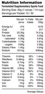 Proganics Plant Protein Plus Vanilla 900g