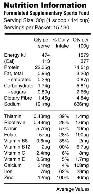 Proganics Plant Protein Plus Vanilla 900g