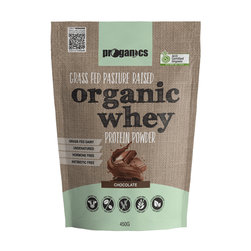 Proganics Organics Whey Chocolate 450g