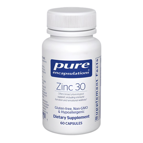 Pure Encapsulations Zinc 30 60 Capsules