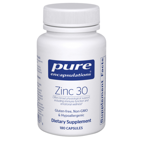 Pure Encapsulations Zinc 30 180 Capsules