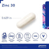 Pure Encapsulations Zinc 30 180 Capsules