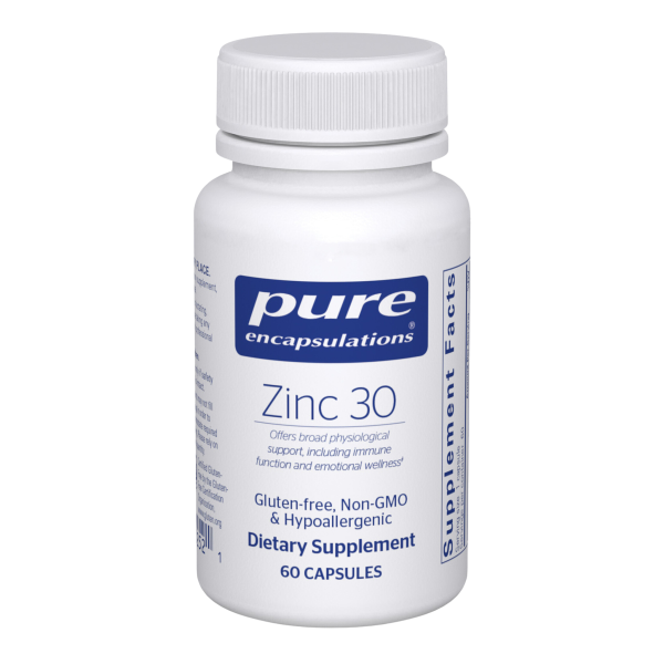 Pure Encapsulations Zinc 30 60 Capsules