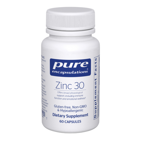 Pure Encapsulations Zinc 30 60 Capsules