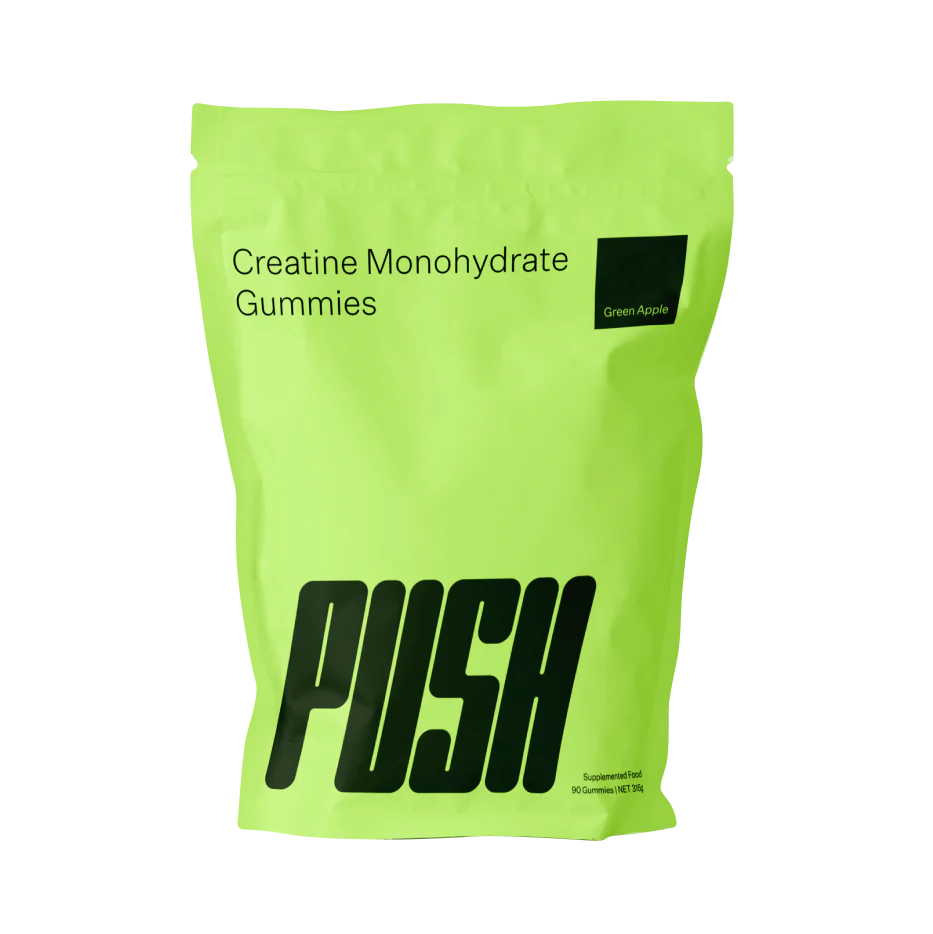 Push Creatine Gummies Green Apple 90 Gummies