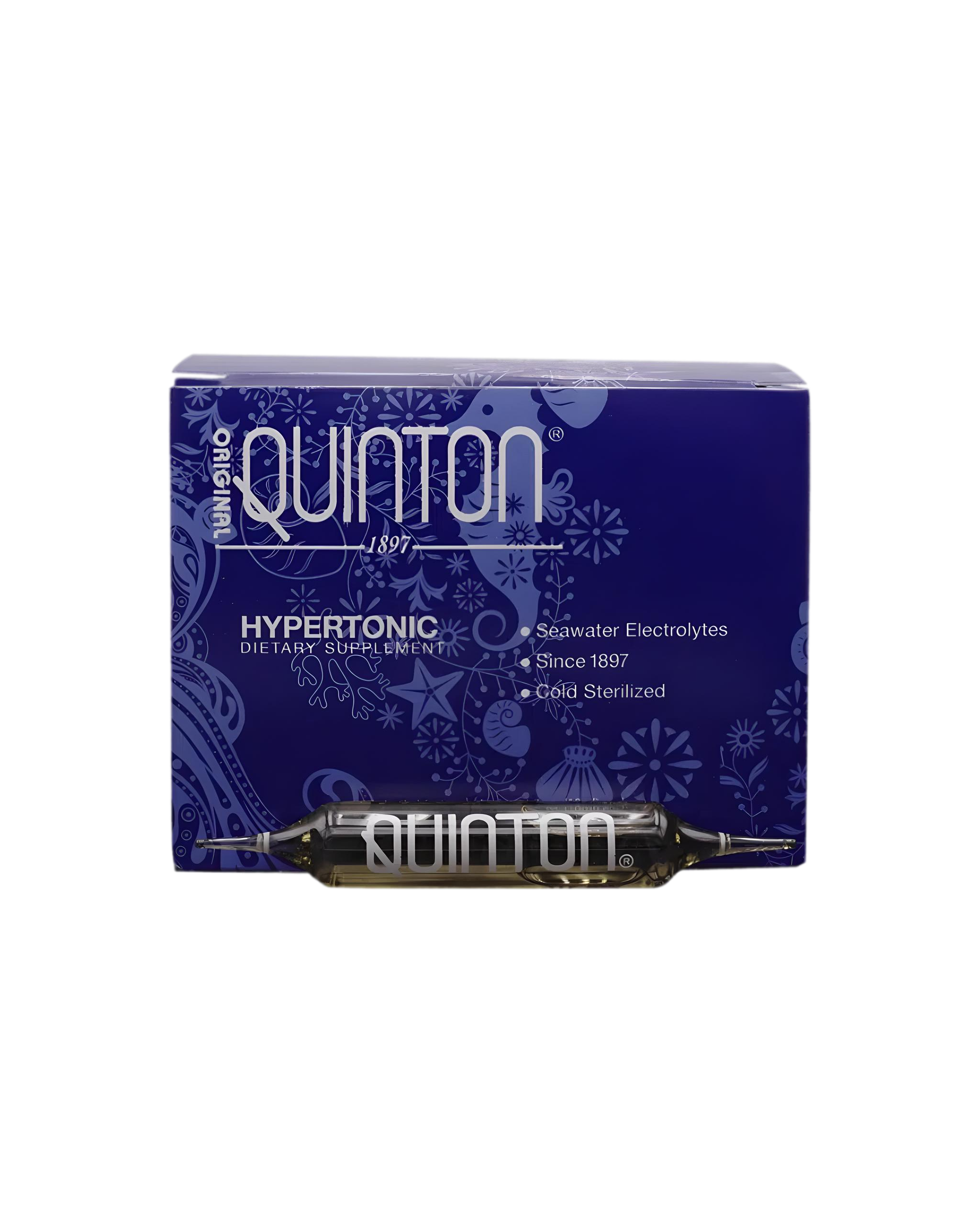 Quicksilver Scientific Original Quinton Hypertonic 30 Ampoules