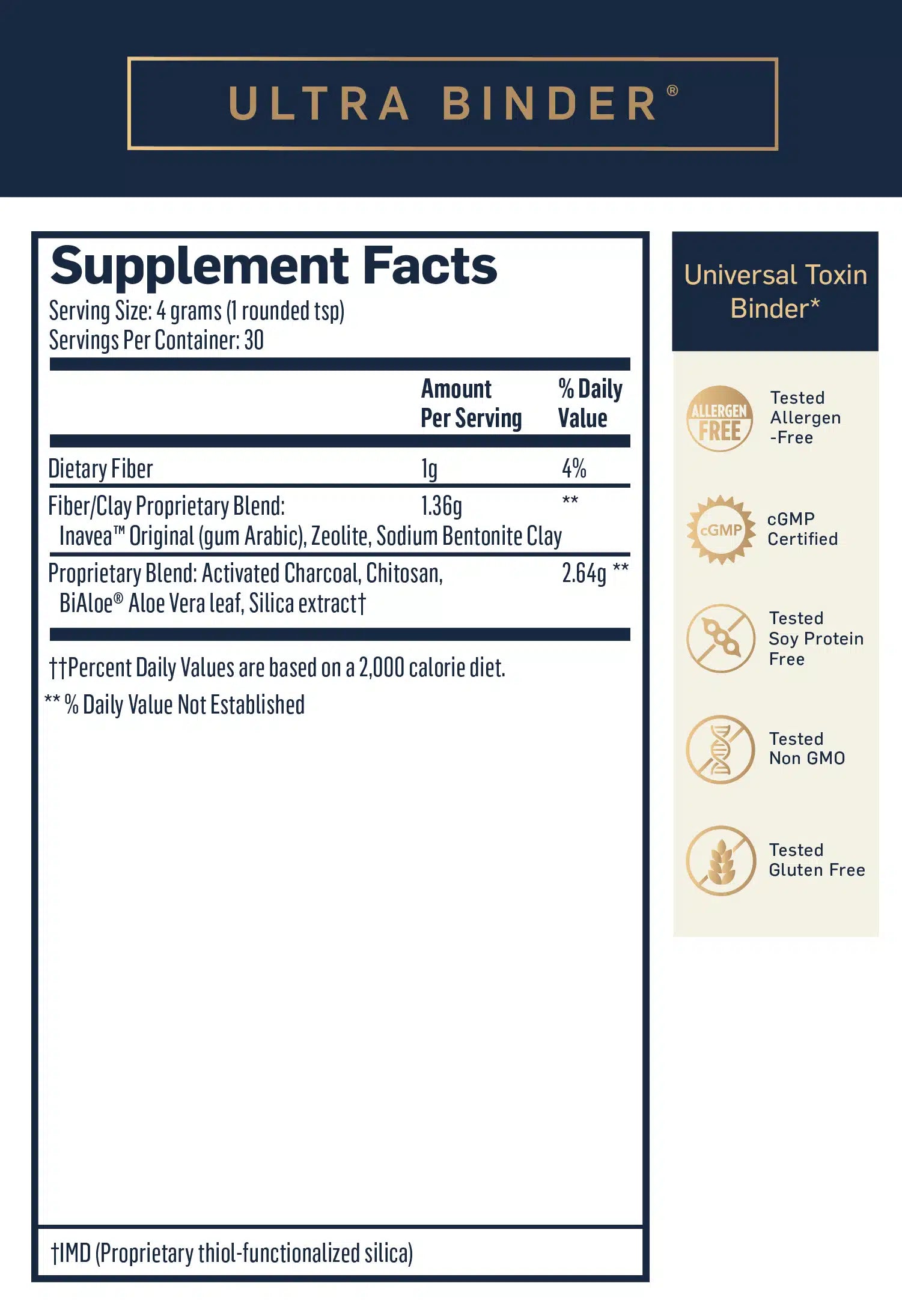Quicksilver Scientific Ultra Binder Powder 120g