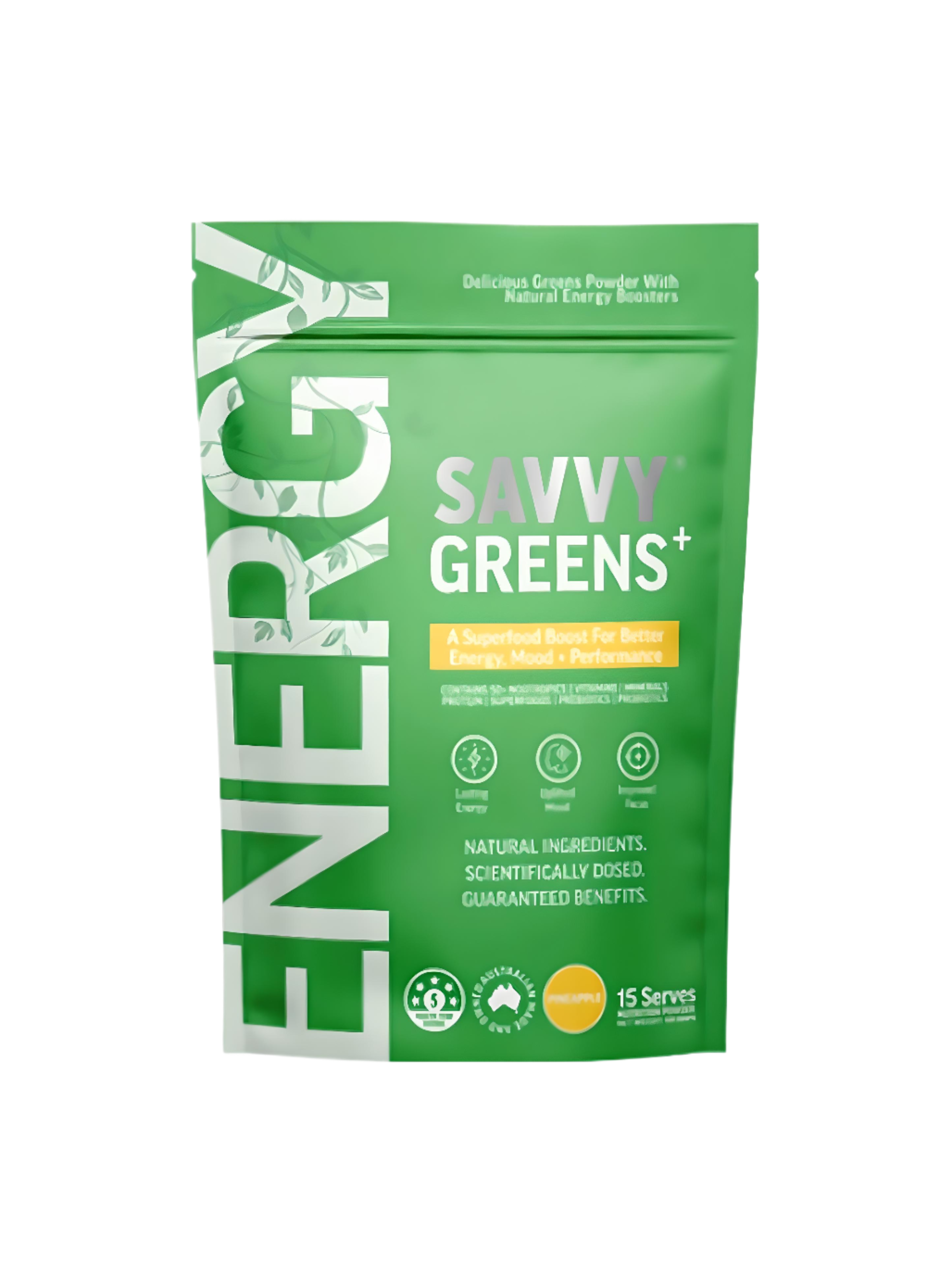Savvy Greens+ Energy Powder 100g