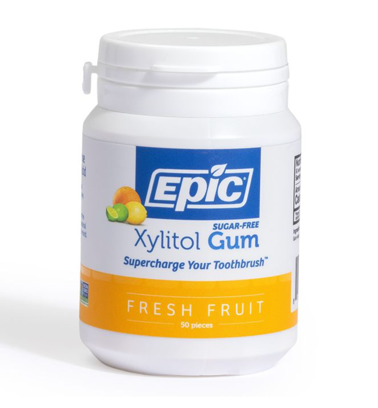 Epic Xylitol Gum Fresh Fruit 50 pieces