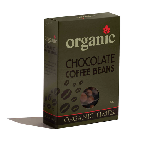 Organic Times Milk Chocolate Coffee Beans 150g
