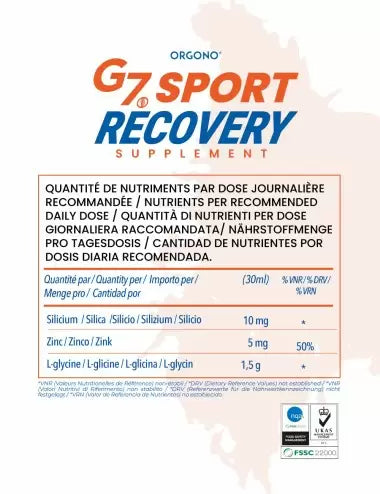 Silicium Orgono Sport Recovery 1L